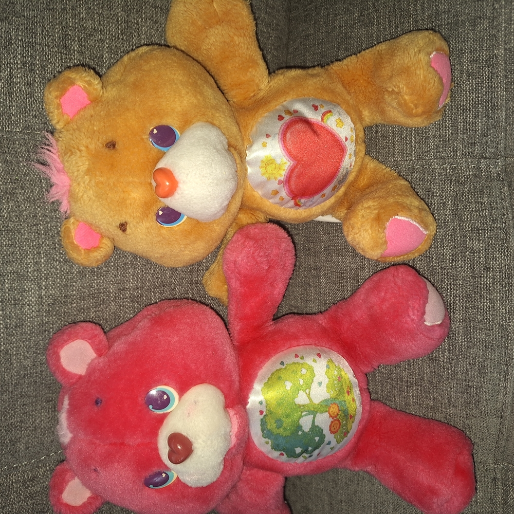 Care Bears Plush Toy Set - Orange and Pink